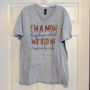 District Mom Tee Shirt Sz L